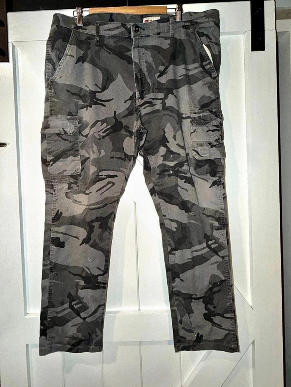 Wrangler Regular Taper Camo Cargo Pants Waist 42x30